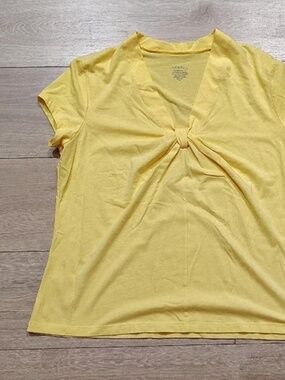 George Women's Sunny Yellow Short Sleeve Tee, Ladies Size X-Large (16-18)